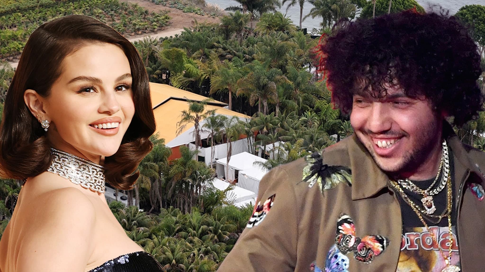 See Selena Gomez and Benny Blanco’s Wedding Venue From Above