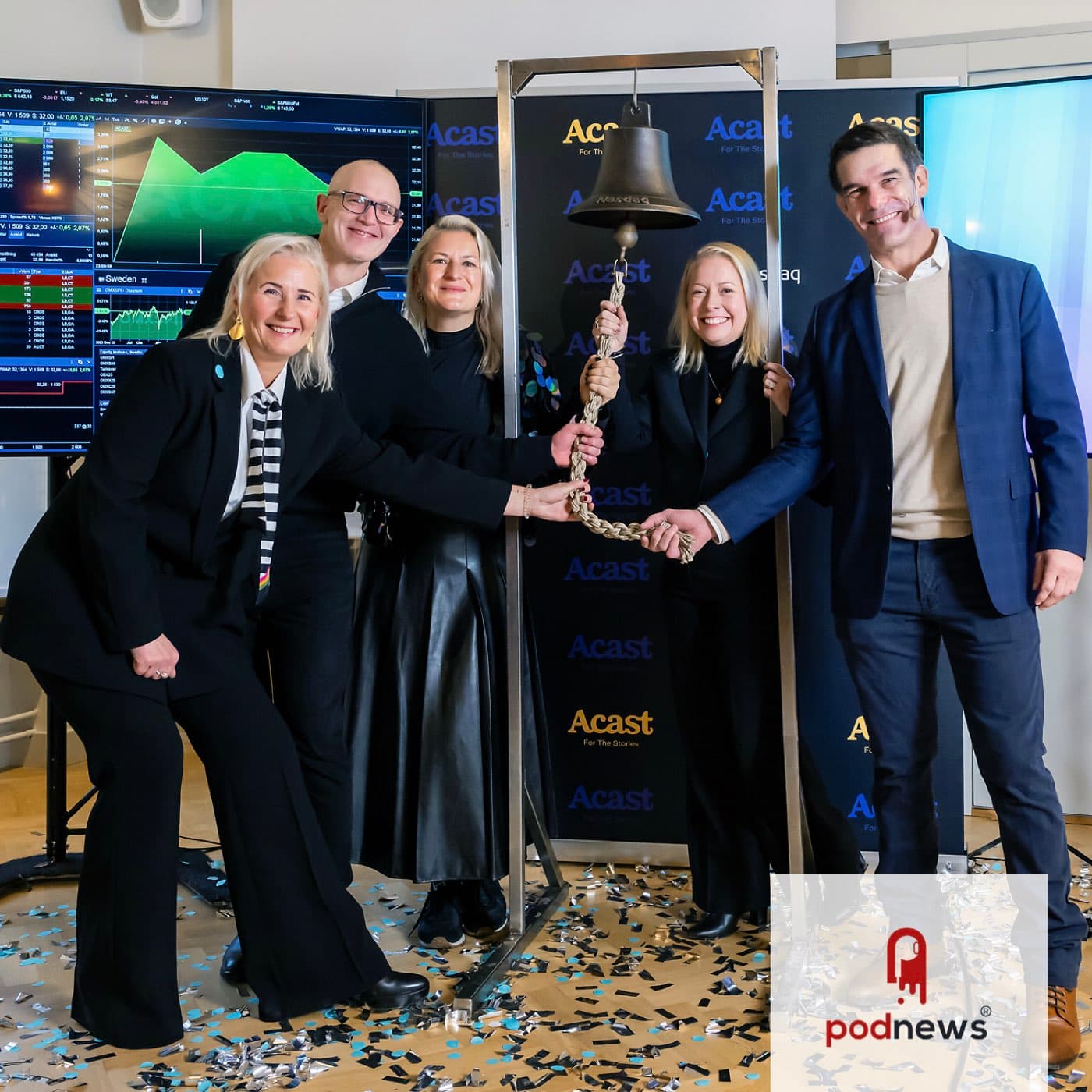 Acast makes noise on NASDAQ Stockholm